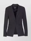 Pinko Tailored Jacket Notched Lapel In Black