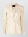 Pinko Tailored Jackets Featuring Back Vent In Neutral