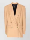 Pinko Tailored Long Sleeve Jacket Pockets In Neutral