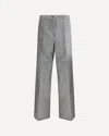 Pinko Tailored Satin Pants In Gray