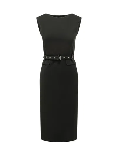 Pinko Tailored Suit-style Dress In Black