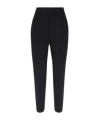 Pinko Slim-cut Cropped Trousers In Black
