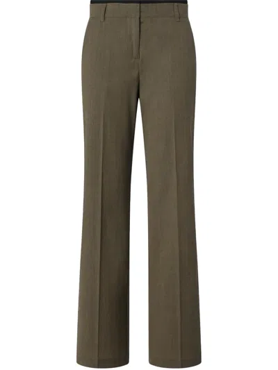 Pinko Tailored Trousers In Brown