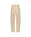 Pinko Tailored Fit Wide Leg Pants In Nude