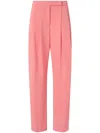 Pinko Elegant Wide-leg Trousers With Darts In Pink