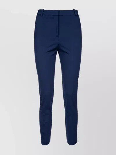 Pinko Bello Slim Fit Trousers In Blue