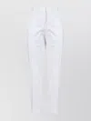 Pinko Tailored Trousers With Belt Loops And Pockets In White