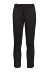 Pinko Tailored Trousers With Fabric Blend And Fit In Black