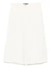 Pinko Tailored White Bermuda Shorts