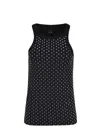 Pinko Tank Top In Black