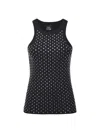 Pinko Fitted Sleeveless Top Featuring Stud Embellishments