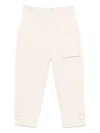 Pinko Tapered Cargo Pants In Neutrals