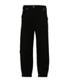 Pinko Tapered-leg Jersey Trousers In Black