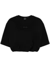 Pinko Targa T-shirt In Limo Black