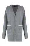 Pinko Tasmania Wool And Cashmere Cardigan