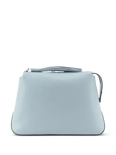Pinko Tassel-detail Make Up Bag In Blue