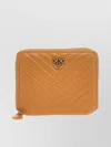 Pinko 'taylor' Chevron Pattern Wallet In Yellow