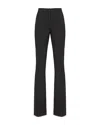 Pinko Flattering Tailored Trousers With Classic Waistband In Limo Black