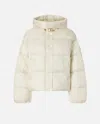 Pinko Technical Canvas Jacket With Hood In White