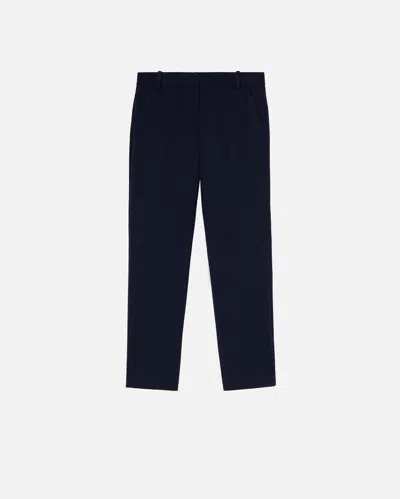 Pinko Pantalon Cigarette En Tissu Technique In Bleu-éclipse Totale