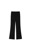 Pinko High-waist Trousers In Technical Cady In Black