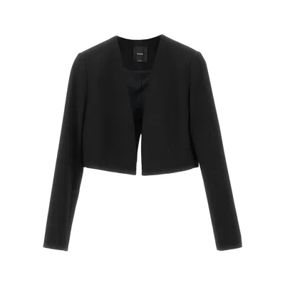 Pinko Techno Cady Spencer Jacket In Black
