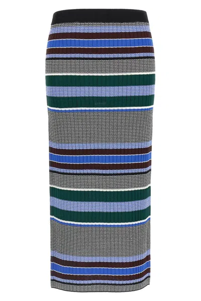 Pinko Terra Skirts Multicolor In Blue