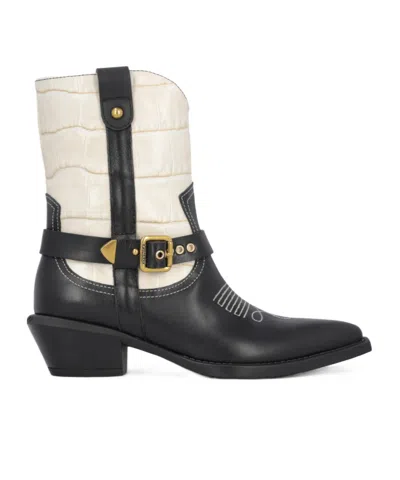 Pinko Tex Leather Ankle Boots In Multi