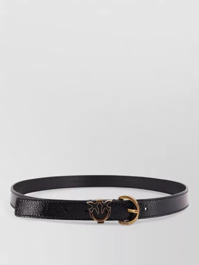 Pinko Textured Belt Adjustable Length Modern Design In Black