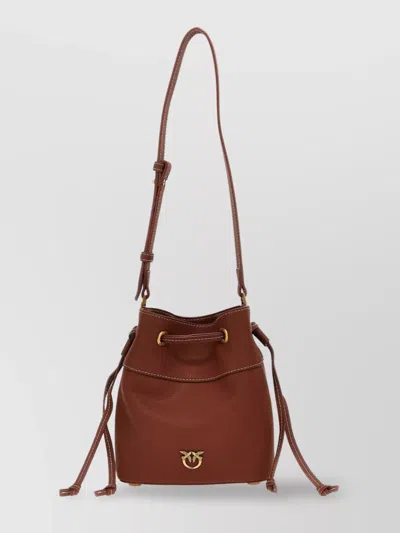 Pinko Textured Finish Bucket Bag