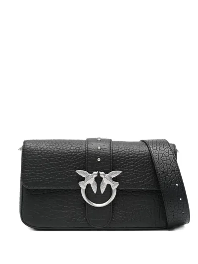 Pinko Textured-leather Shoulder Bag