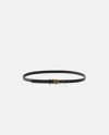 Pinko Thin Leather Belt 1 Cm In Multi