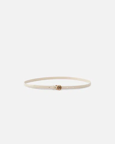 Pinko Thin Leather Belt 1 Cm In Multi