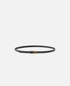 Pinko Thin Leather Belt 1 Cm In Multi