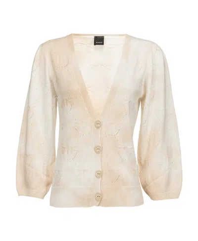 Pinko Tie-dye Knit Cardigan In Multi