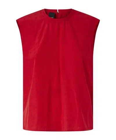 PINKO TIE-BACK SLEEVELESS TOP