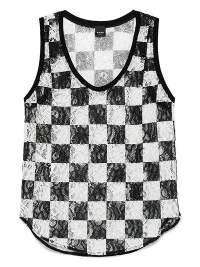 Pinko Tom Tank Top In Black