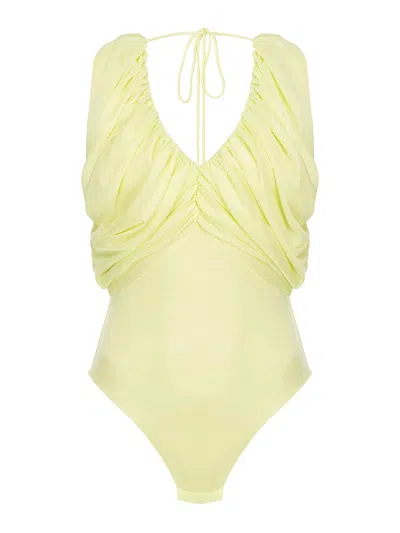 Pinko Lime Yellow Bodysuit