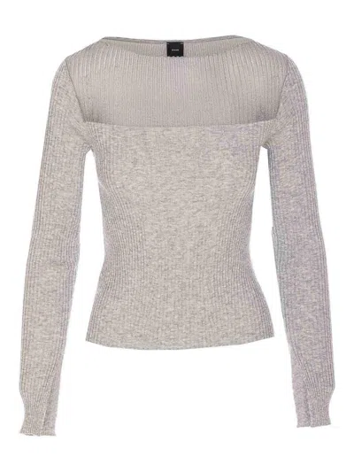 PINKO TOP - GRIS