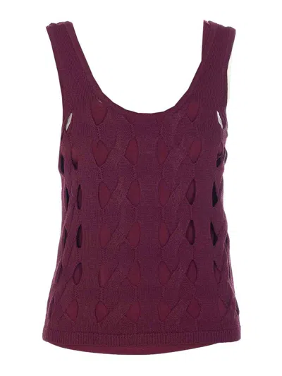 PINKO TOP - ROJO OSCURO