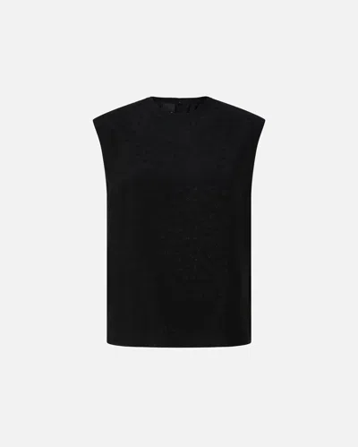 Pinko Viscose Jacquard Top In Multi