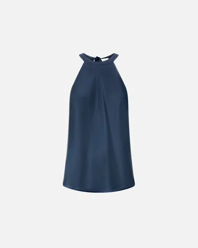 Pinko Flowing Top With Bow In Multi