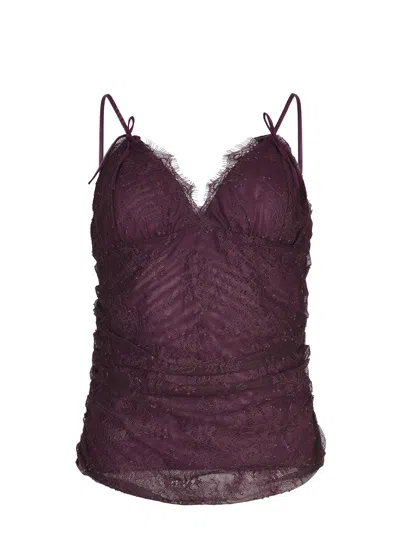 Pinko Top  "fragola" In Purple