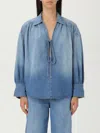 Pinko Calahari Blouse Made Of Denim.