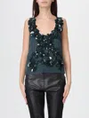Pinko Top Avec Fleurs Bijoux In Black