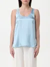 Pinko Top  Woman Color Gnawed Blue