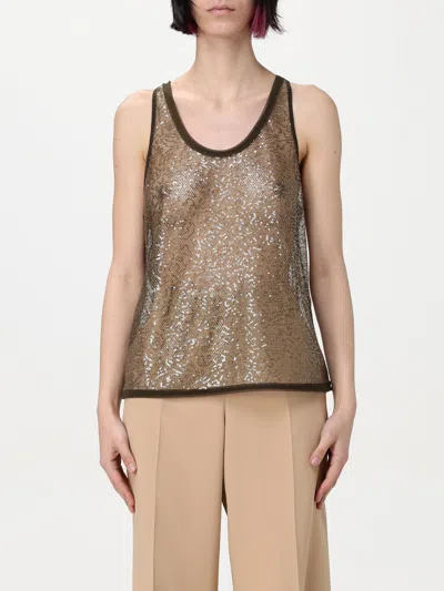 PINKO TOP PINKO WOMAN COLOR GREEN,G67184012