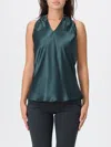 Pinko Top  Woman Color Green In Blue