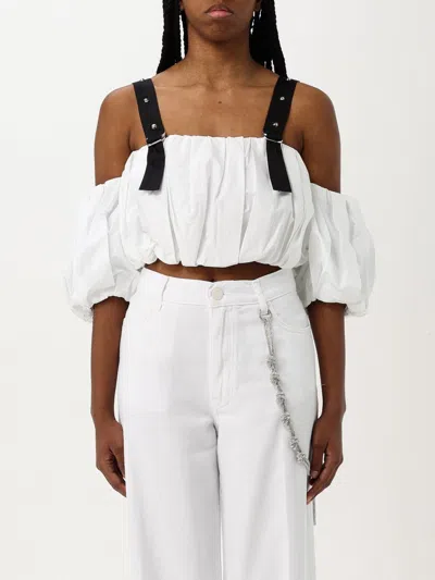 PINKO TOP PINKO WOMAN COLOR WHITE,425548001