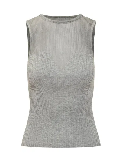 Pinko Top Shispare In Gray